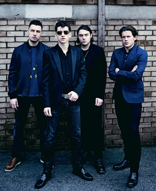 Arctic Monkeys in black