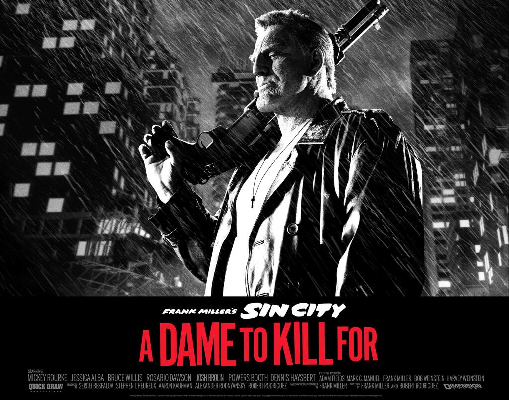 Mickey Rourke Poster A Dame to kill For