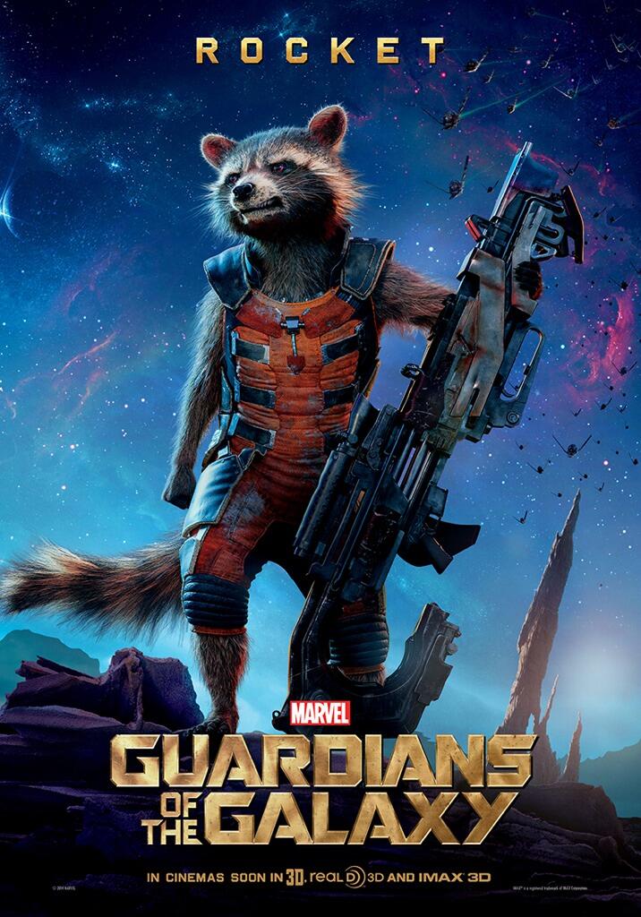Rocket Raccoon Poster