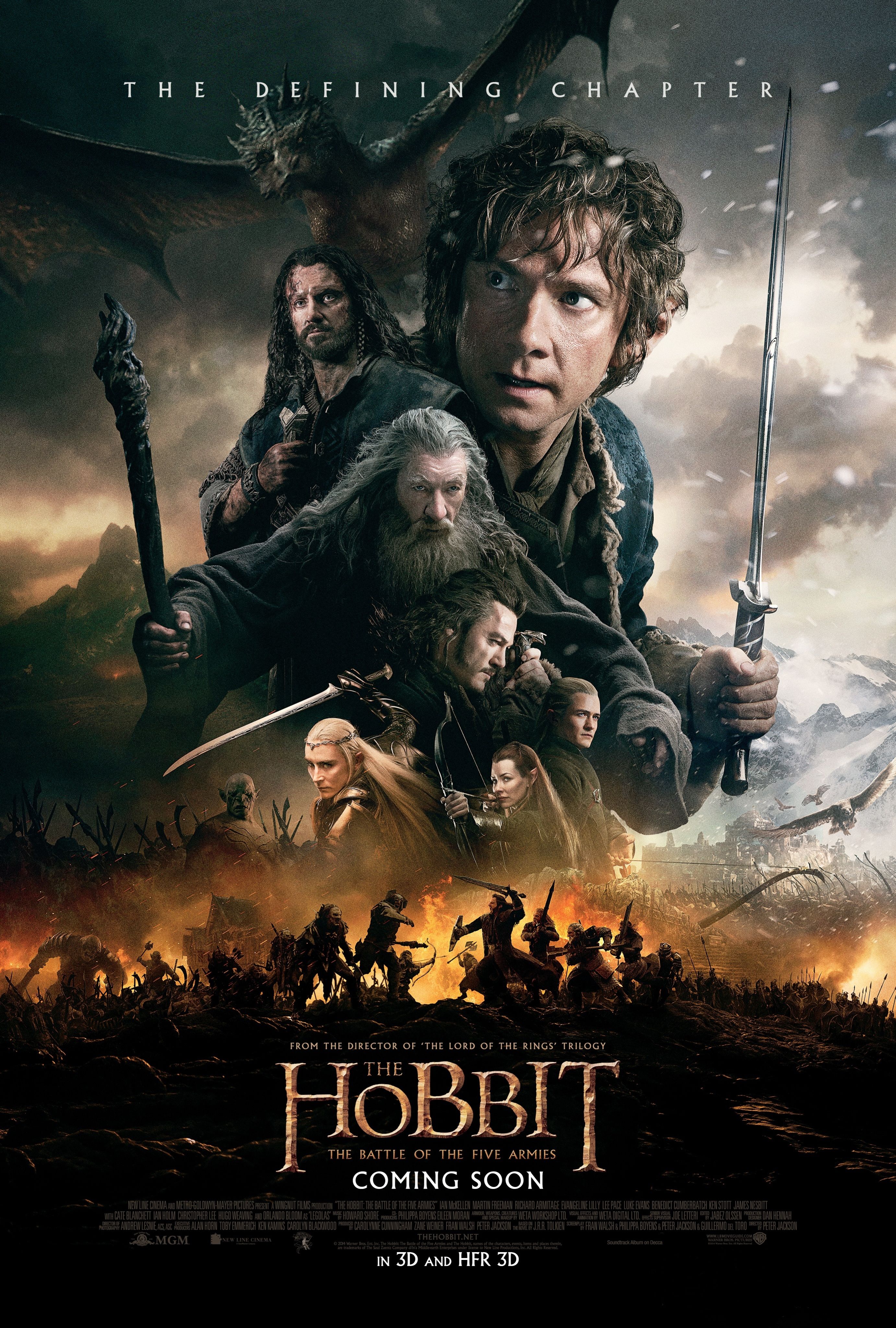 The Battle of the Five Armies International Poster