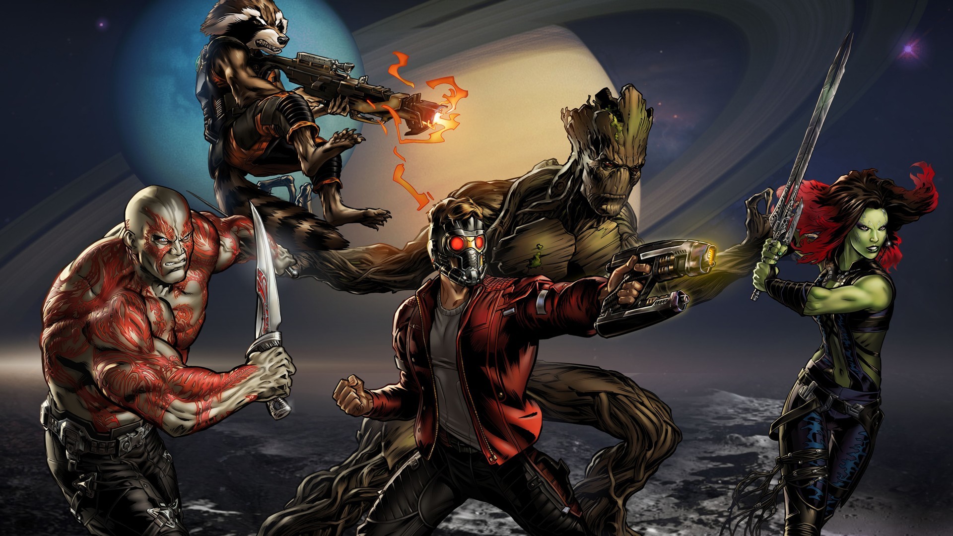 Guardians of the Galaxy Comic Banner